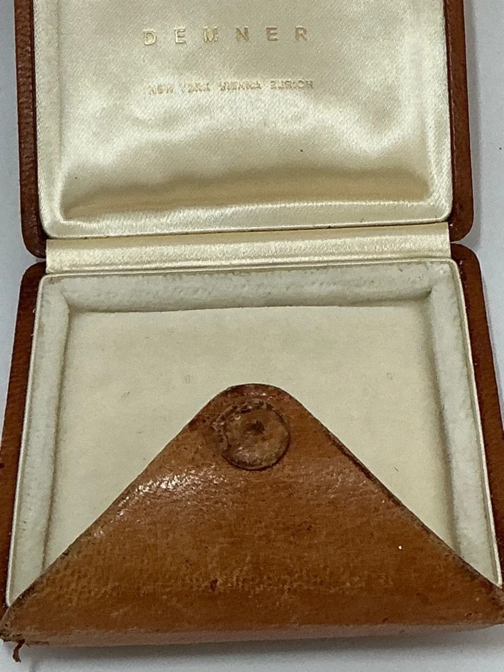 Leather Square Coin Pouch - Tan